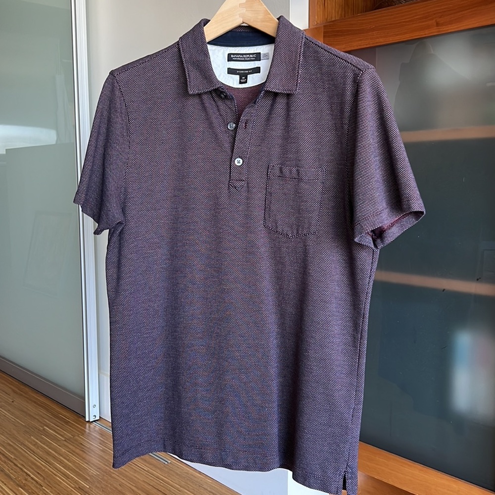 Banana Republic Performance Polo, men’s standard fit M